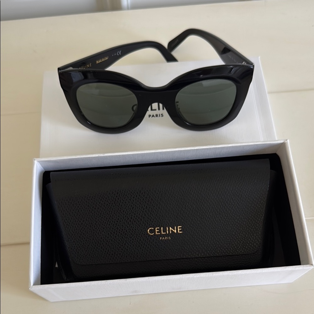 Authentic Celine Elegant Black Sunglasses